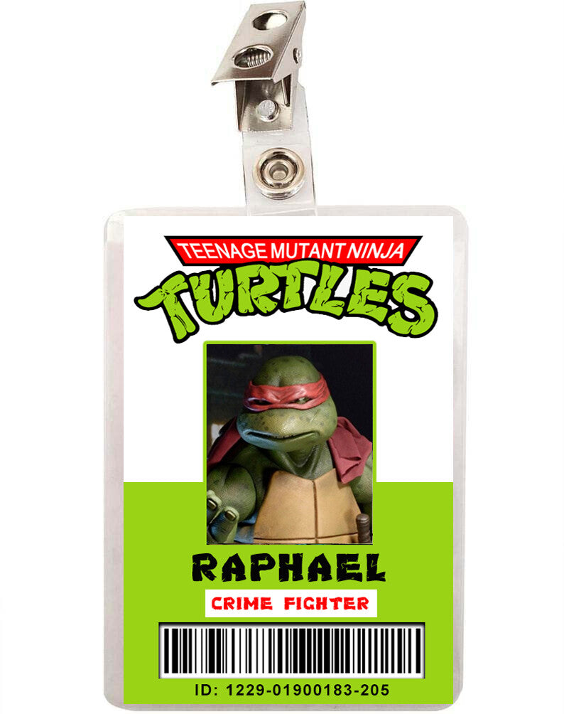 Ninja Turtles Raphael ID Badge