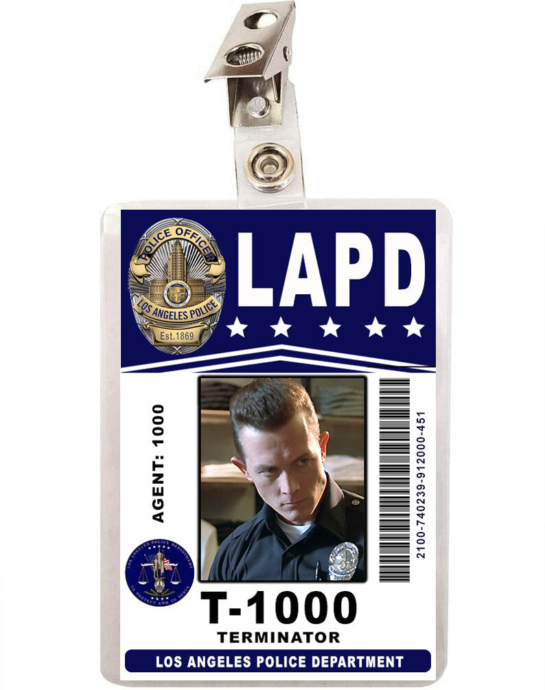 Terminator T-1000 Los Angeles Police Department ID Badge