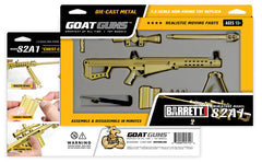 GoatGuns Die-Cast Metal Miniature - Barrett 82A1 .50 CAL  - Gold