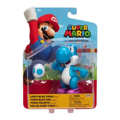 Nintendo Super Mario 4 inch Action Figure - Light-Blue Yoshi