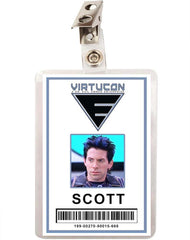 Austin Powers Scott Virtucon ID Badge