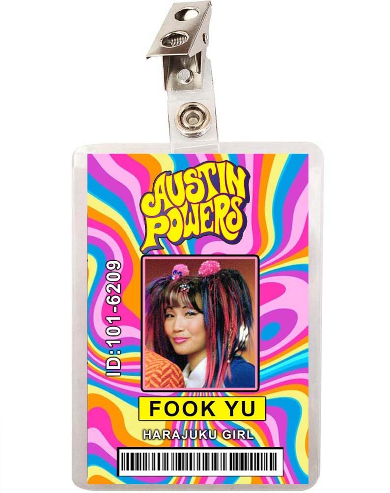Austin Powers Fook Yu ID Badge