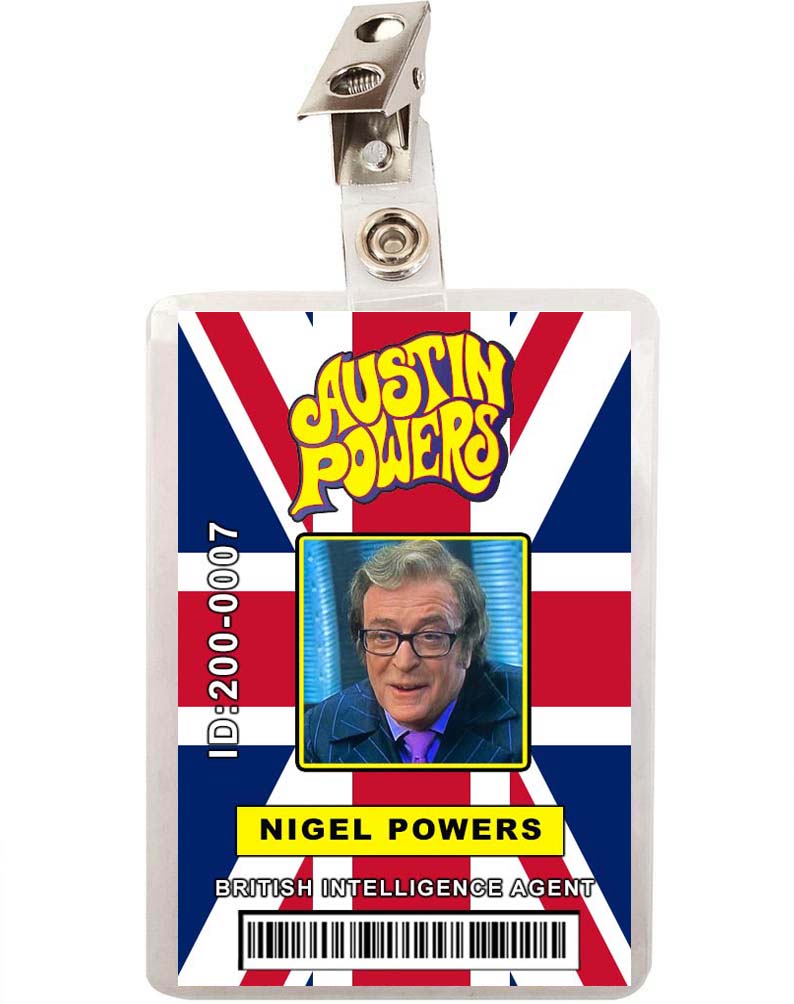 Austin Powers Basil Exposition ID Badge | Funky Toys