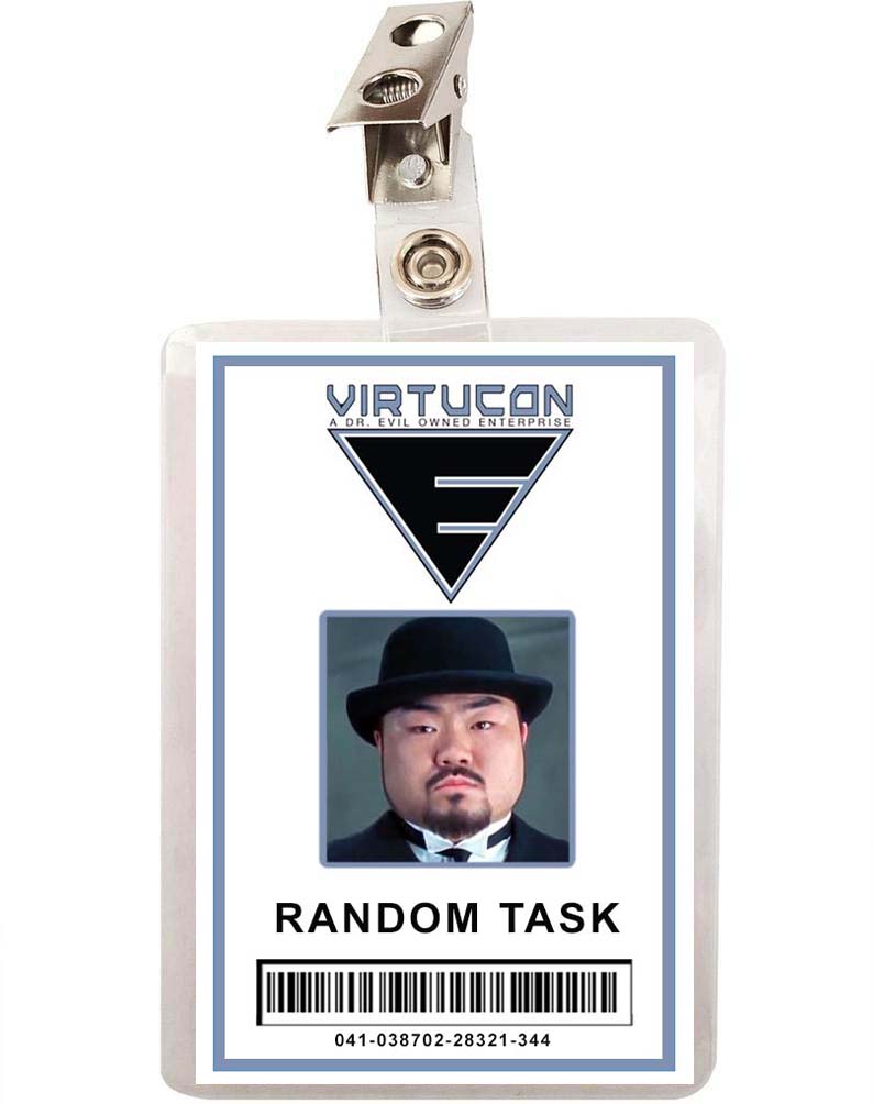 Austin Powers Random Task ID Badge | Funky Toys