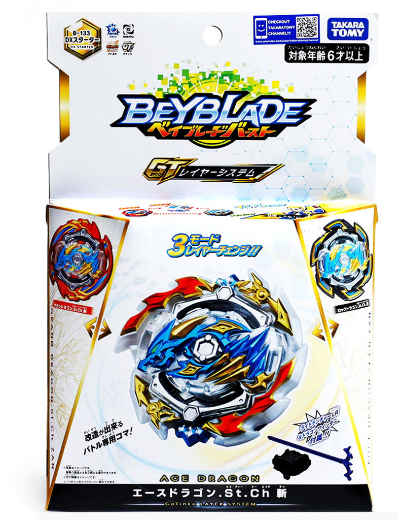 Takara Tomy Beyblade Burst GT - B-133 Ace Dragon with Launcher | Funky Toys
