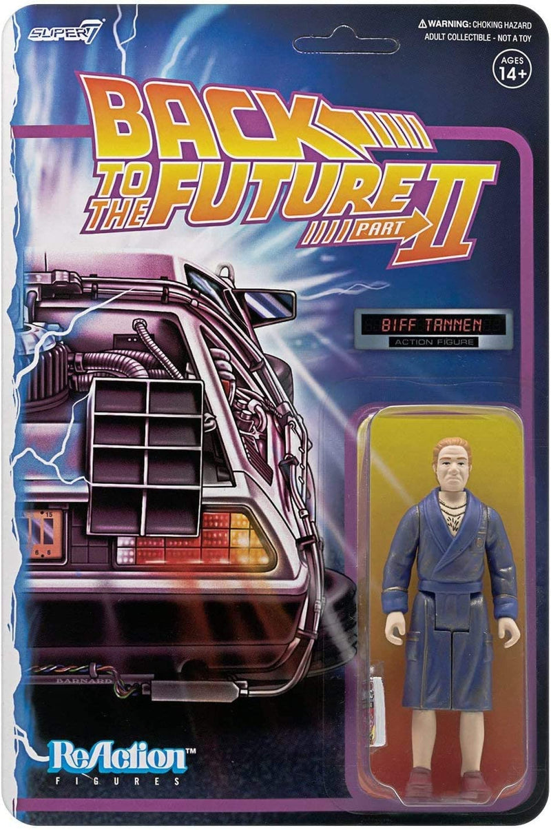 Super7 Back to The Future 2 Biff Tannen Bathrobe 3¾ Action Figure - Funky Toys 