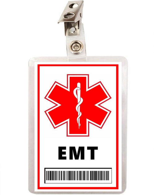 EMT Emergency Medical Technician ID Badge | Funky Toys