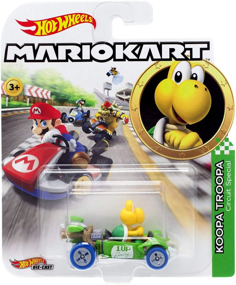 Hot Wheels Die-Cast 1/64 Mario Kart - Koopa Troopa - Funky Toys 