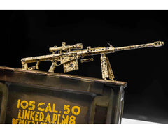 GoatGuns Die-Cast Metal Miniature - Barrett 82A1 .50 CAL  - Camouflage