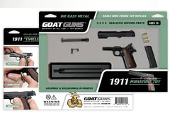 GoatGuns Die-Cast Metal Miniature - 1911 Pistol - Black