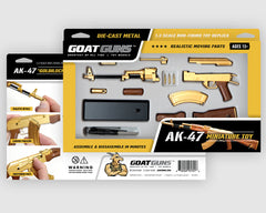 GoatGuns Die-Cast Metal Miniature - AK47 - Gold