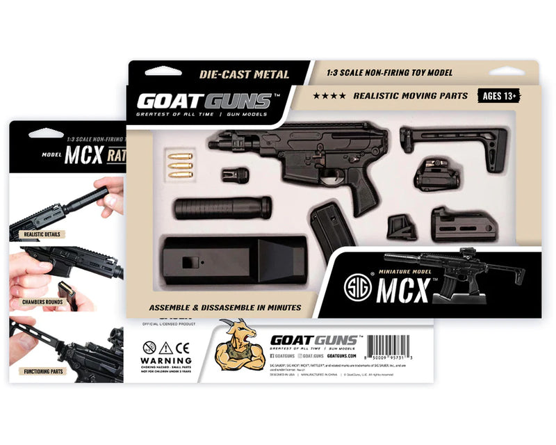 GoatGuns Die-Cast Metal Miniature - SIG MCX® - Black