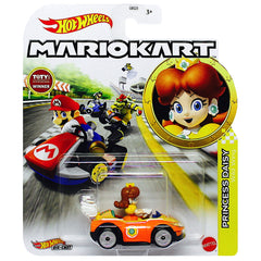 Hot Wheels Die-Cast 1/64 Mario Kart - Princess Daisy Wild Wing - Funky Toys 
