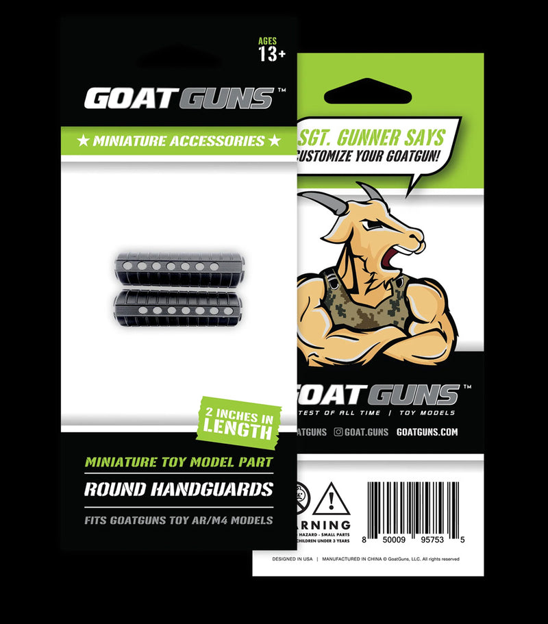 GoatGuns Die-Cast Metal Miniature - Round Handguards