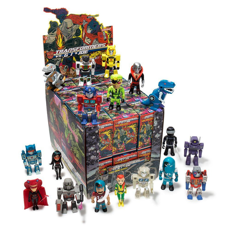 Kidrobot Transformers vs. GI Joe 3" Blind Box Mini Series - Funky Toys 