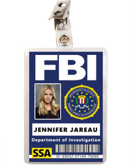 Criminal Minds Jennifer Jareau FBI ID Badge