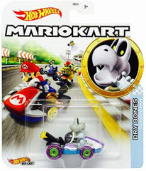 Hot Wheels Die-Cast 1/64 Mario Kart - Dry Bones Standard Kart - Funky Toys 
