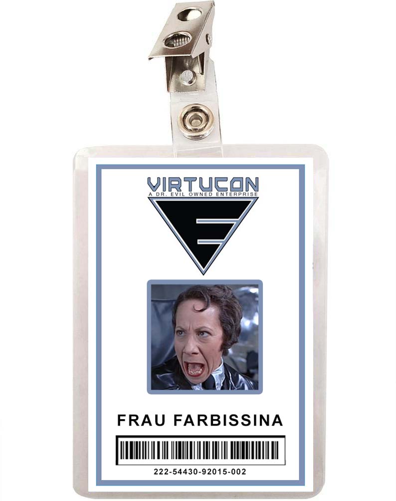 Austin Powers Frau Farbissina ID Badge