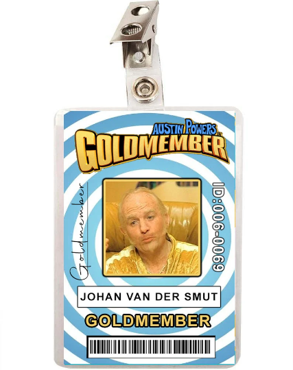 Austin Powers Goldmember Johan van der Smut ID Badge