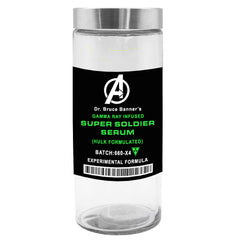 Hulk Super soldier Serum Vial 1.65L Large Glass Vial Display