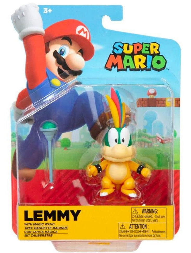 Nintendo Super Mario 4 inch Action Figure - Lemmy Koopa - Funky Toys 