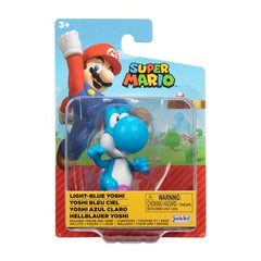 Nintendo Super Mario 2.5 inch Action Figure - Light Blue Running Yoshi
