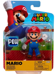 Nintendo Super Mario 4 inch Action Figure - Mario - Funky Toys 