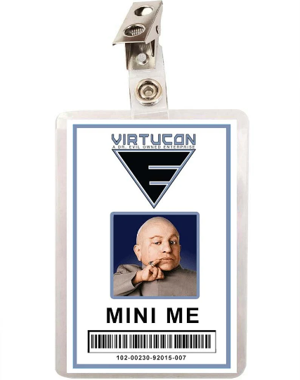 Austin Powers Mini Me Virtucon ID Badge