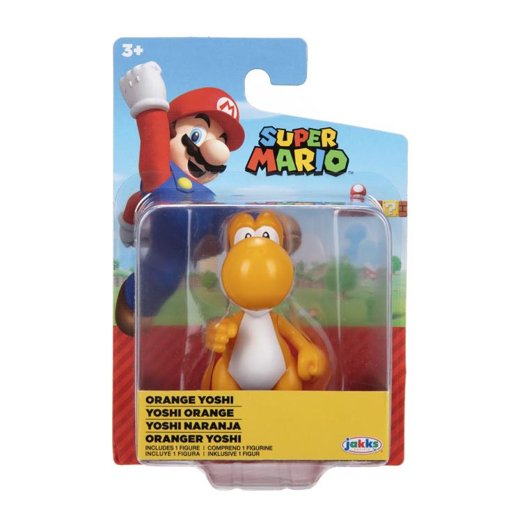 Nintendo Super Mario 2.5 inch Action Figure - Orange Yoshi - Funky Toys 