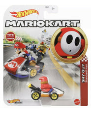Hot Wheels Die-Cast 1/64 Mario Kart - Shy Guy Standard Kart - Funky Toys 