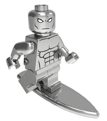 Minifigure - Marvel - Silver Surfer Chrome - Funky Toys 