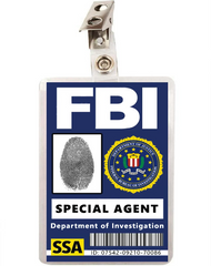 Criminal Minds Special Agent FBI ID Badge