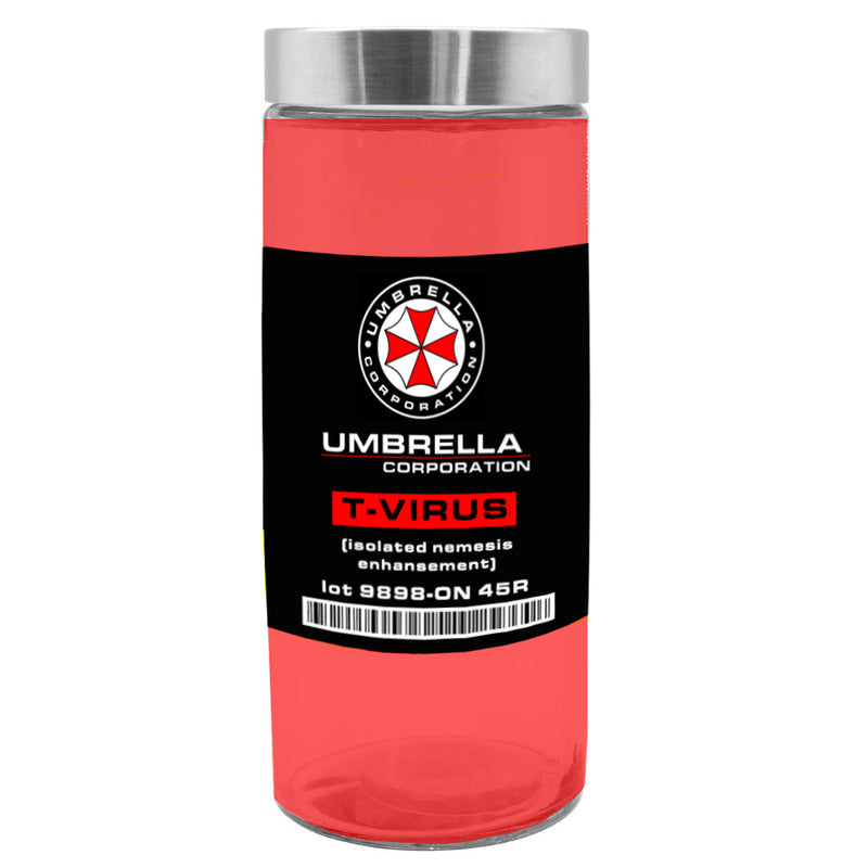 Resident Evil Umbrella Corporation T-Virus 1.65L Large Glass Vial Display